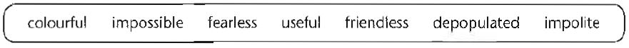 words c